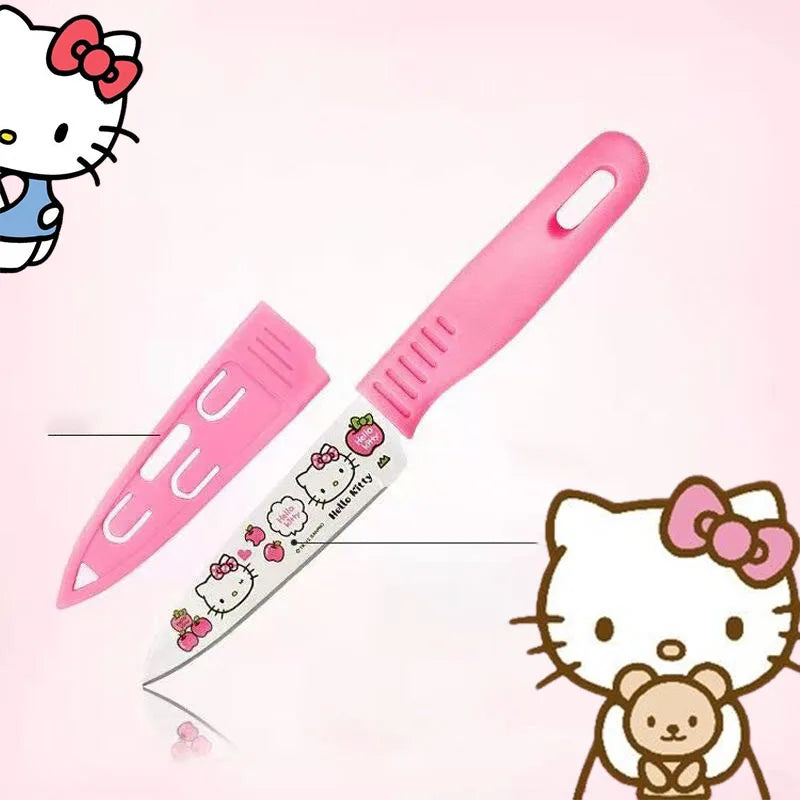 Hello Kitty Knife Cutting Fruit Vegatable Peeler Set