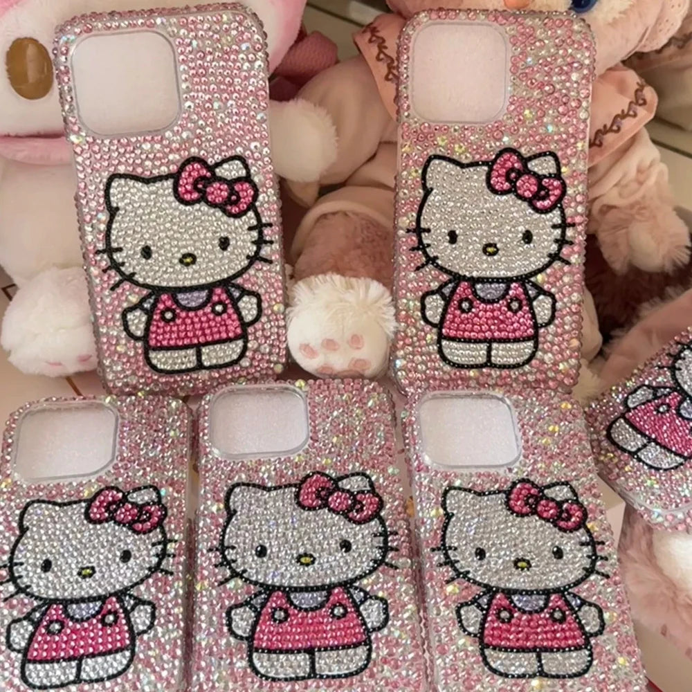 Hello Kitty Rhinestone Phone Case