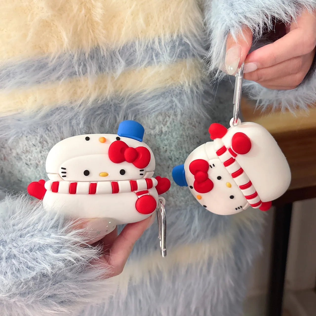 Hello Kitty Snowman AirPods Case