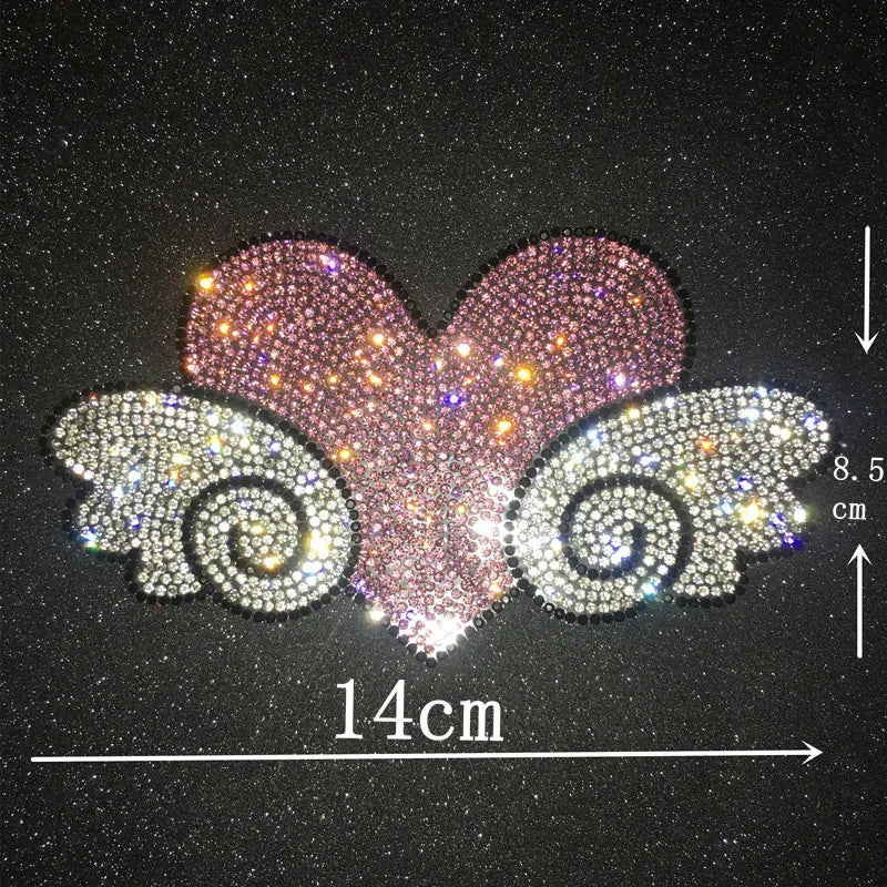 Hello Kitty Self Adhesive Crystal Rhinestone Decorative Stickers Car Decal Accessories