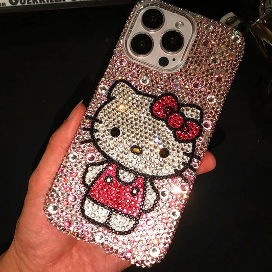 Hello Kitty Rhinestone Phone Case