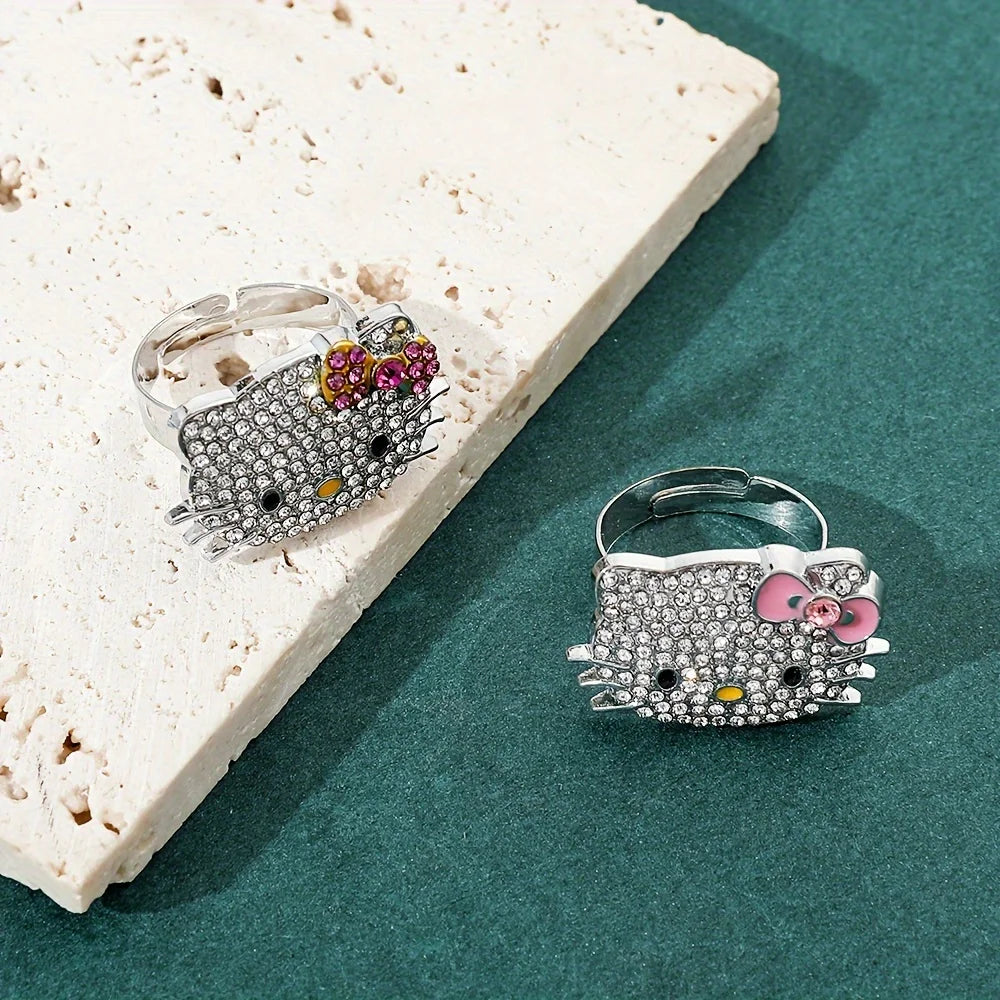 Hello Kitty Sparkling Rhinestone Ring