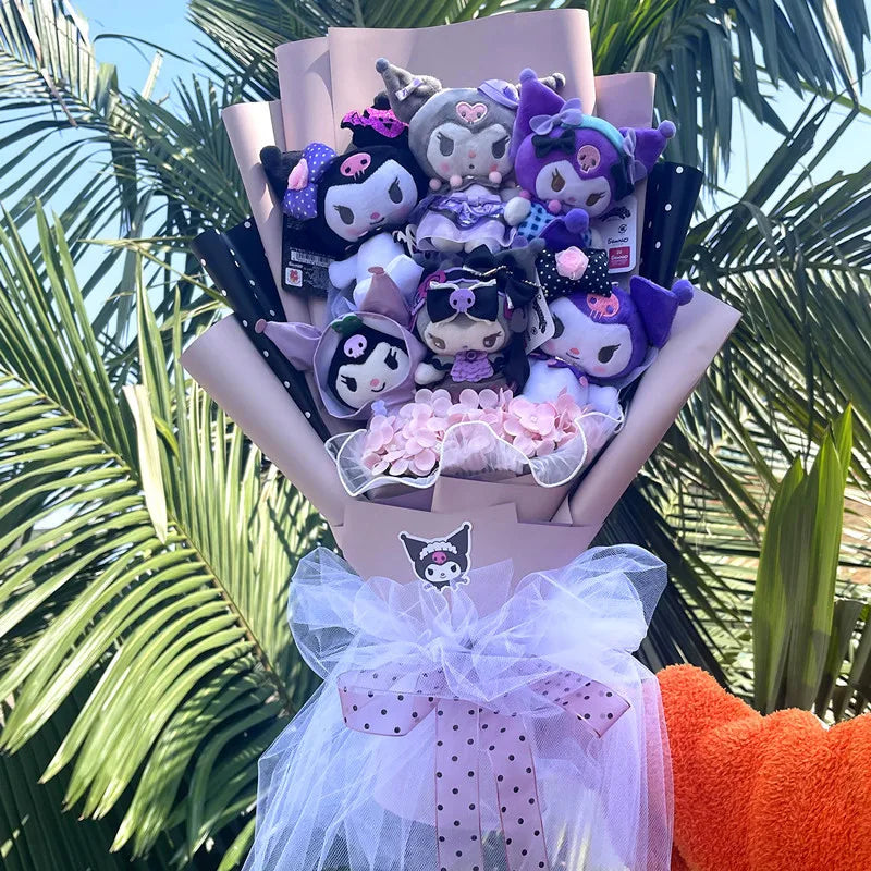 Kuromi Kawaii Plush Bouquet