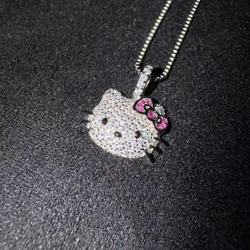 Hello Kitty Rhinestone Necklace