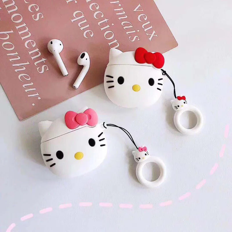Hello Kitty 3D Silicone Airpods Case