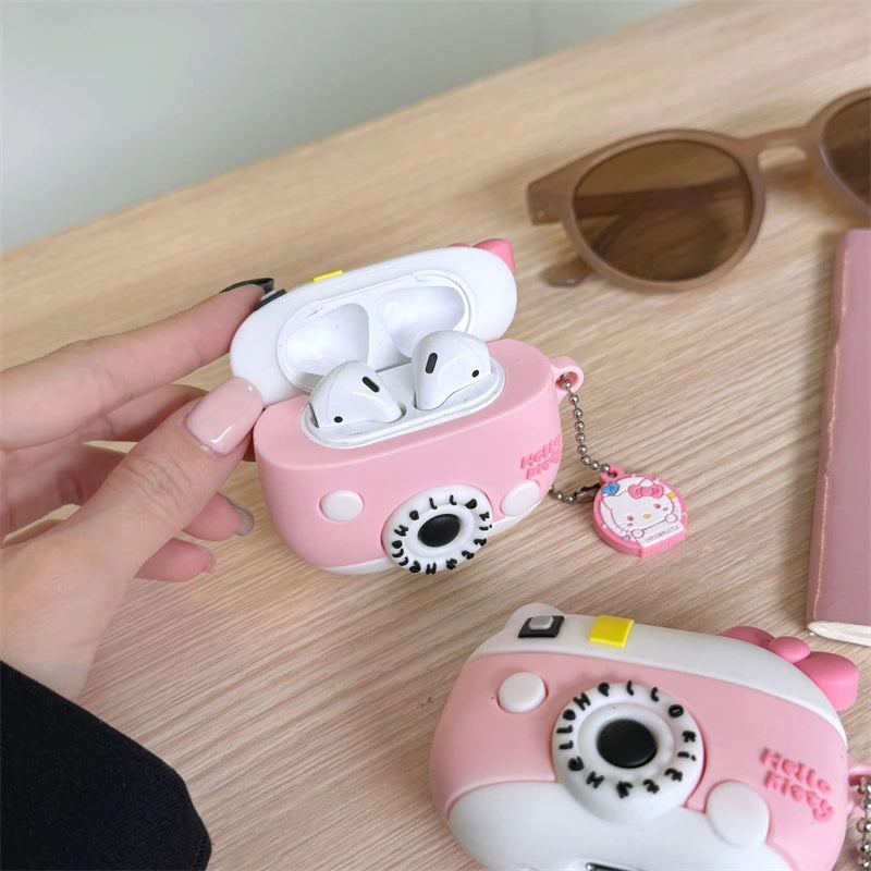 Hello Kitty Camera Airpods Case