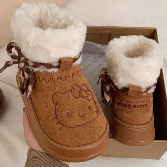 Hello Kitty Y2K Short Snow Boots