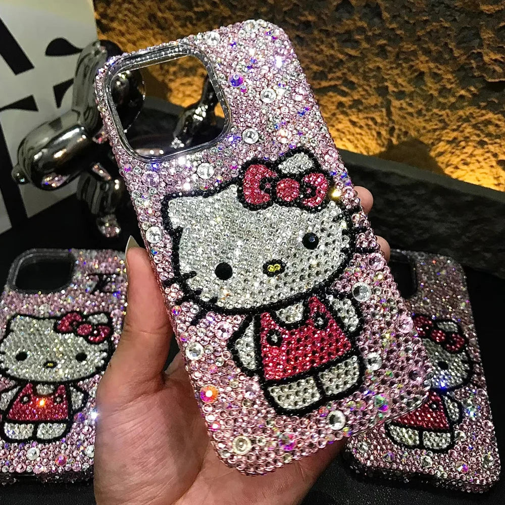 Hello Kitty Rhinestone Phone Case