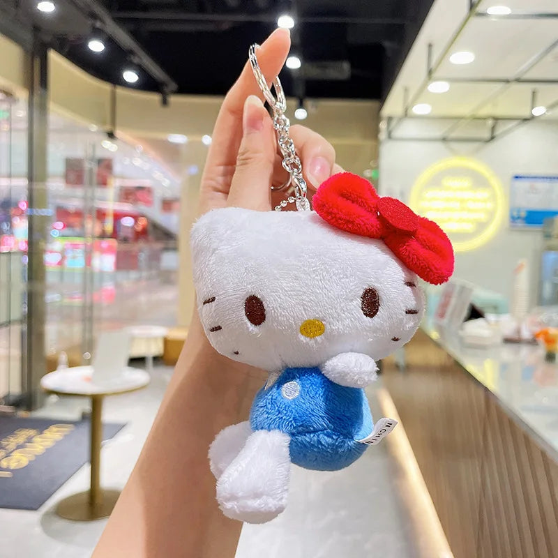 Sanrio Hello Kitty x My Melody x Cinnamoroll x Pompompurin Plush Keychain Plush Pendant