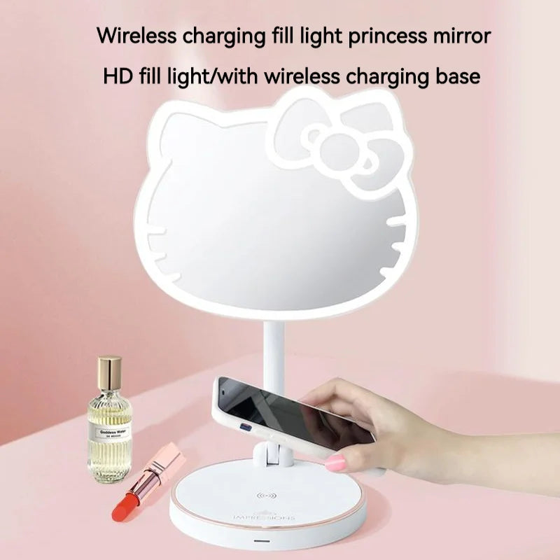 Hello Kitty Stand Flip Led Mirror