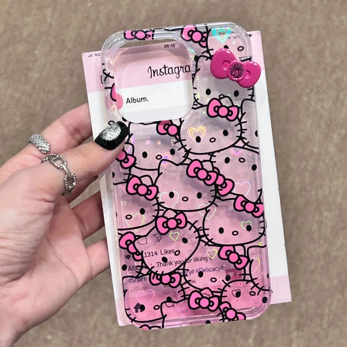 Hello Kitty Y2K Gradient Phone Case