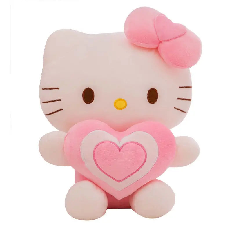 Hello Kitty Heart Plushie: Sizes 30cm, 40cm, 50cm, 60cm