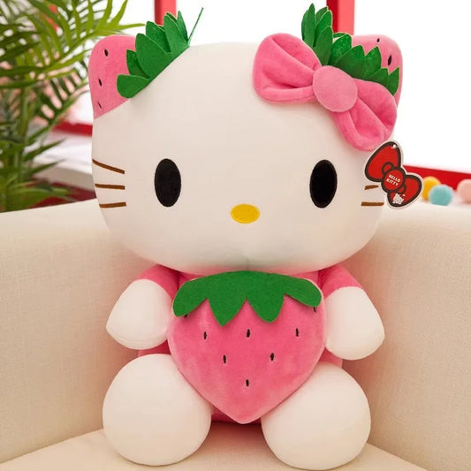 Hello Kitty Strawberry Plushie: 22cm, 35cm, 45cm, 60cm