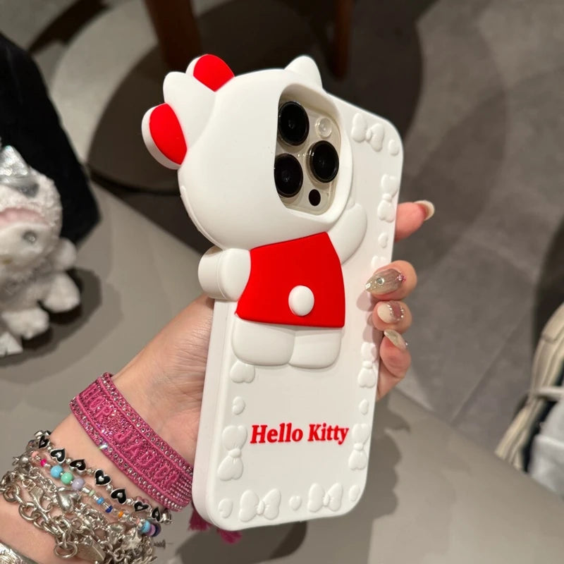 Hello Kitty 3D Side Peek Phone Case