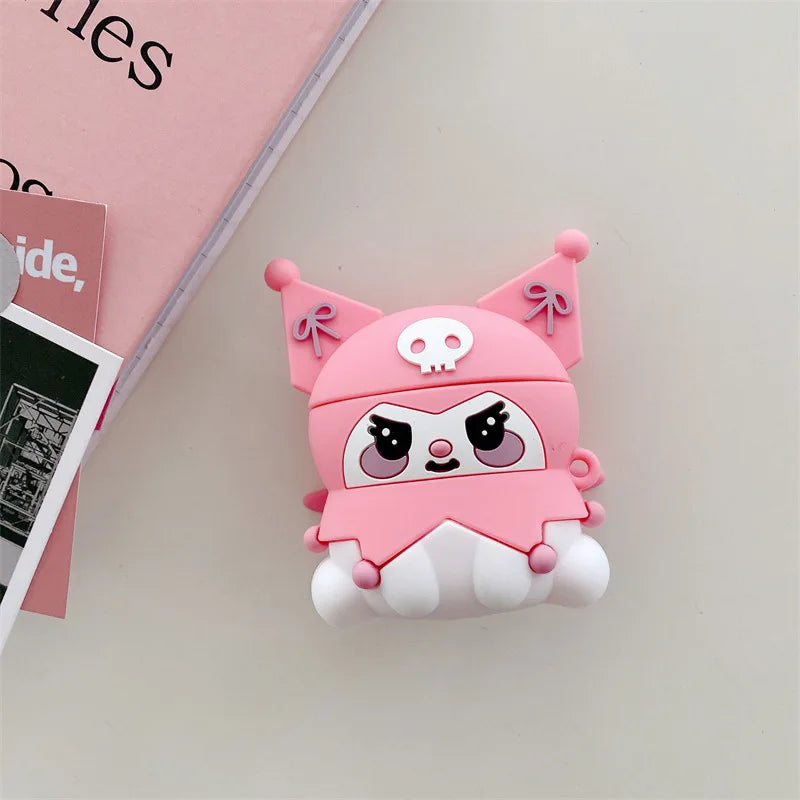 Kuromi 3D Silicone Airpods Cases