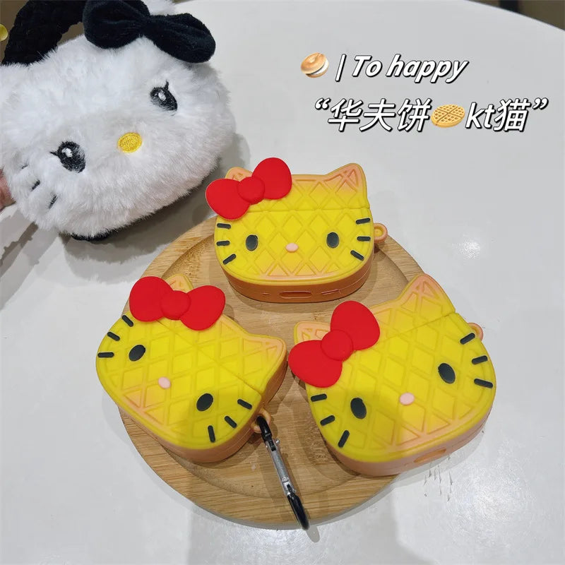 Hello Kitty Waffle Airpods Case