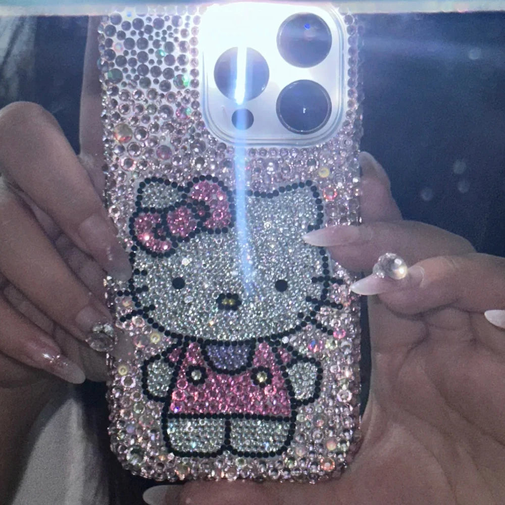 Hello Kitty Rhinestone Phone Case