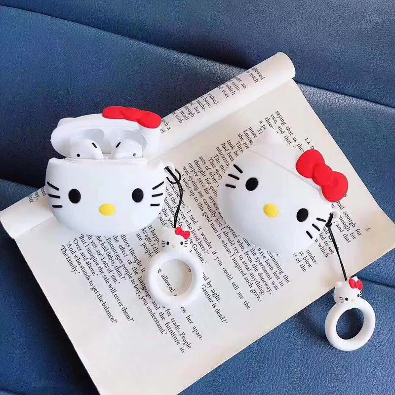 Hello Kitty 3D Silicone Airpods Case