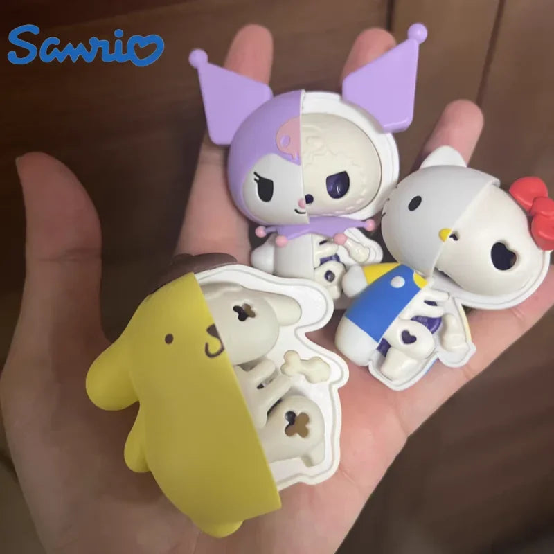 Sanrio Halloween Skeleton Figurine Decor Toys