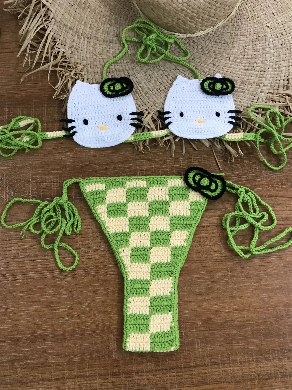 Hello Kitty Crochet Bikini