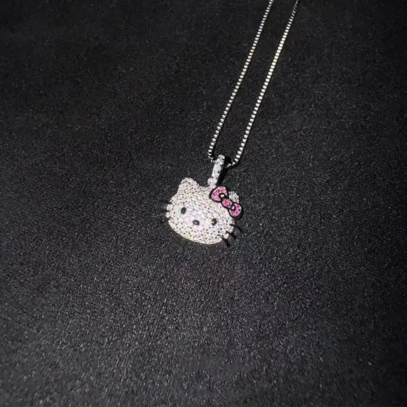 Hello Kitty Rhinestone Necklace