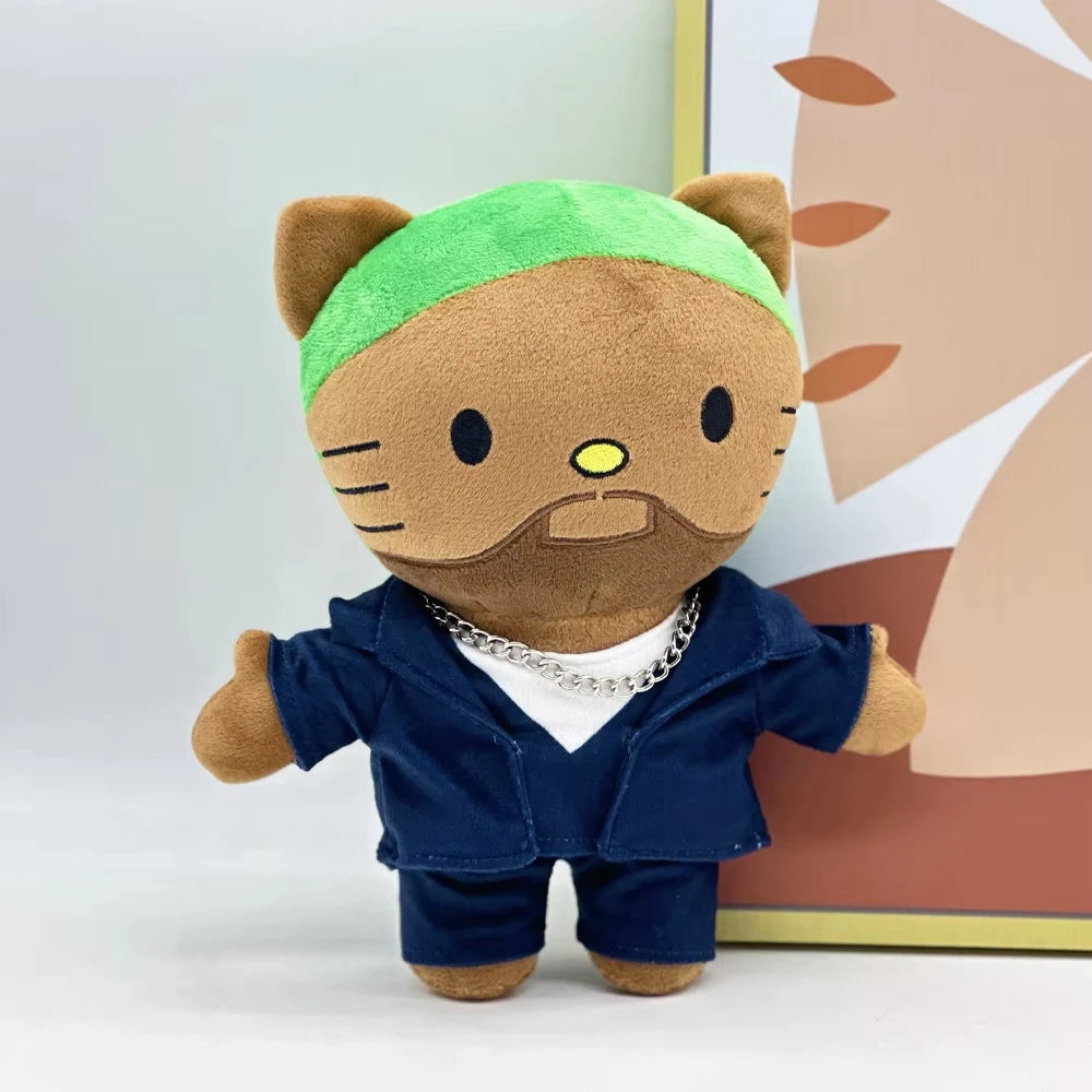 Hello Kitty Frank Ocean Green Hair Plushie