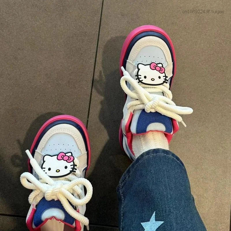 Hello Kitty Pink Y2k Fashion Shoes