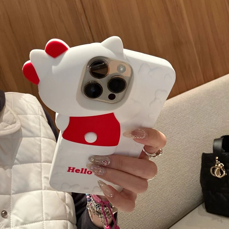 Hello Kitty 3D Side Peek Phone Case