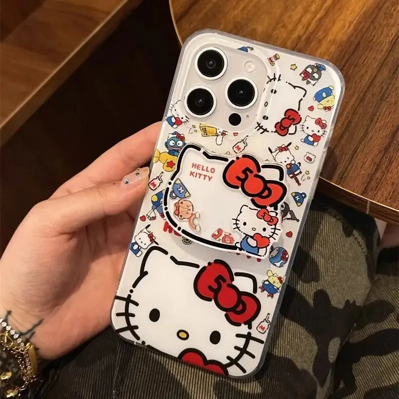 Hello Kitty Sticker Clear Phone Case