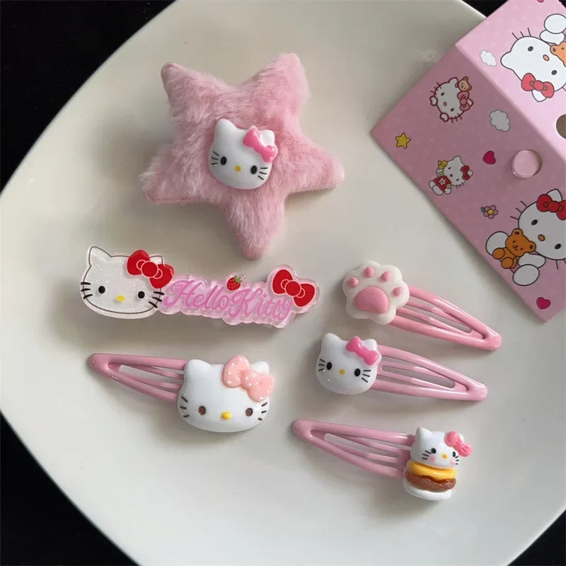 Hello Kitty Kawaii Hair Clip Set