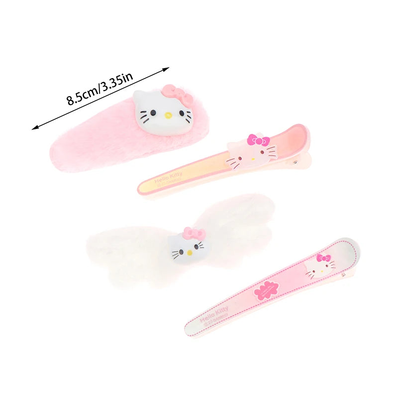 Hello Kitty Plush Hair Clip Set