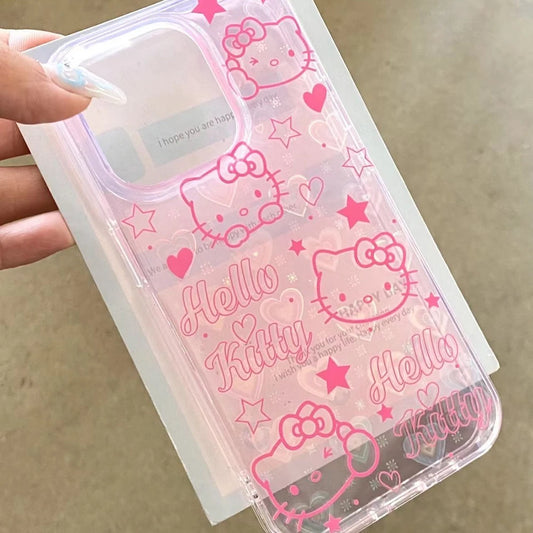 Hello Kitty Heart Star Phone Case