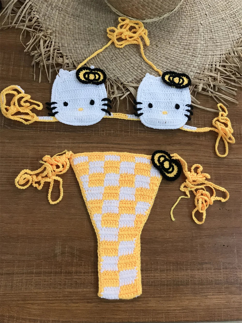 Hello Kitty Crochet Bikini