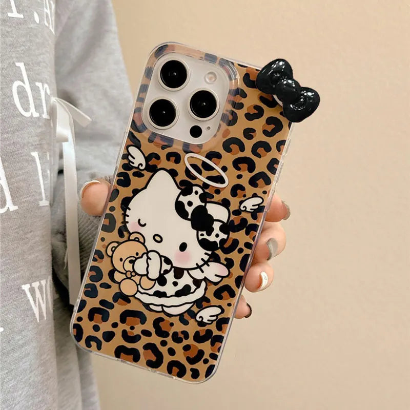 Hello Kitty Leopard Print Phone Case