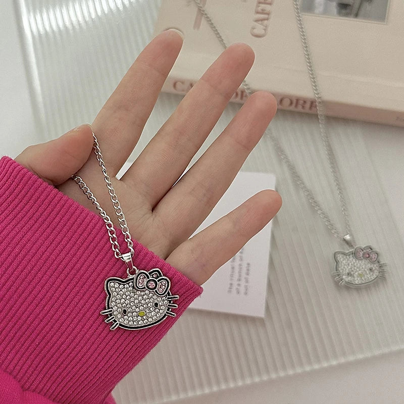Hello Kitty Rhinestone Necklace