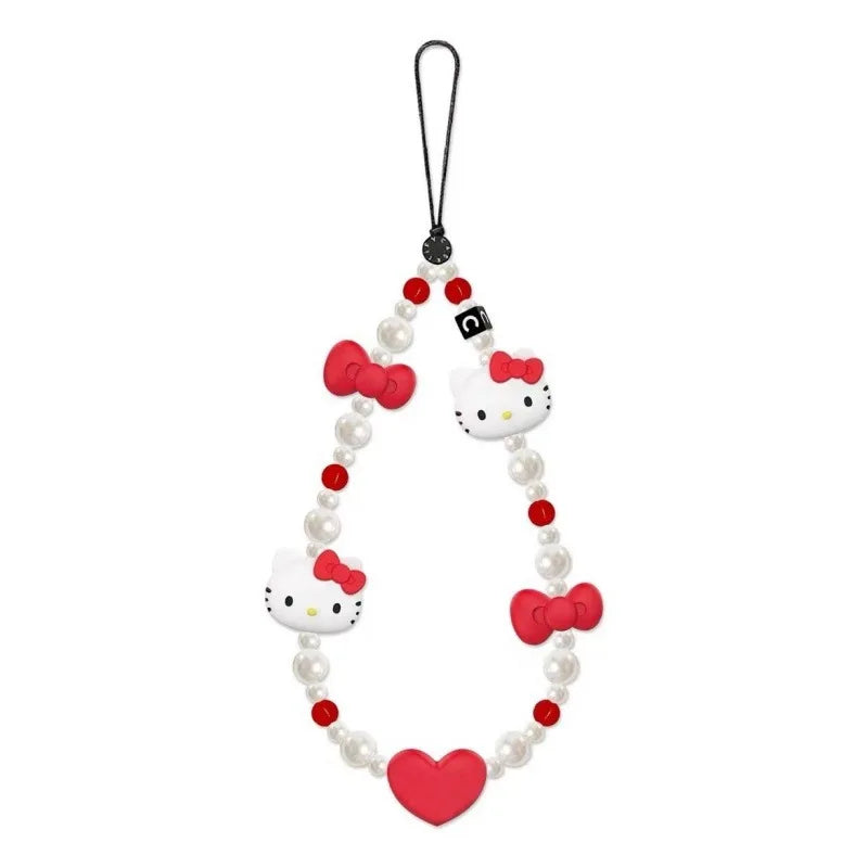 Hello Kitty Cute Heart Bead Bracelet