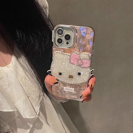 Hello Kitty Super Kawaii Crystal Phone Case