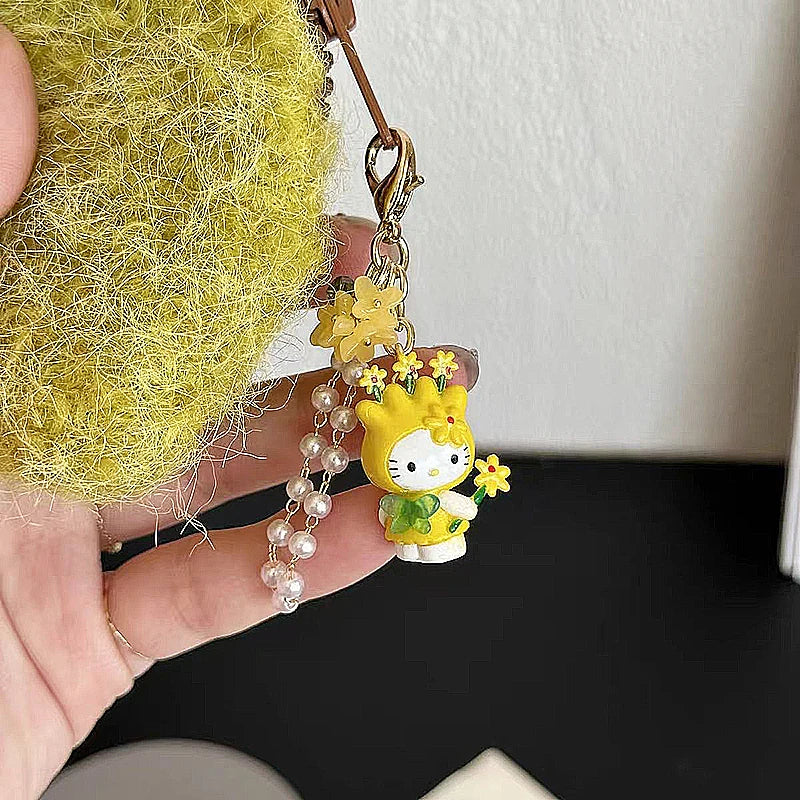 Hello Kitty Spring Kawaii Keychain 3D Pendants