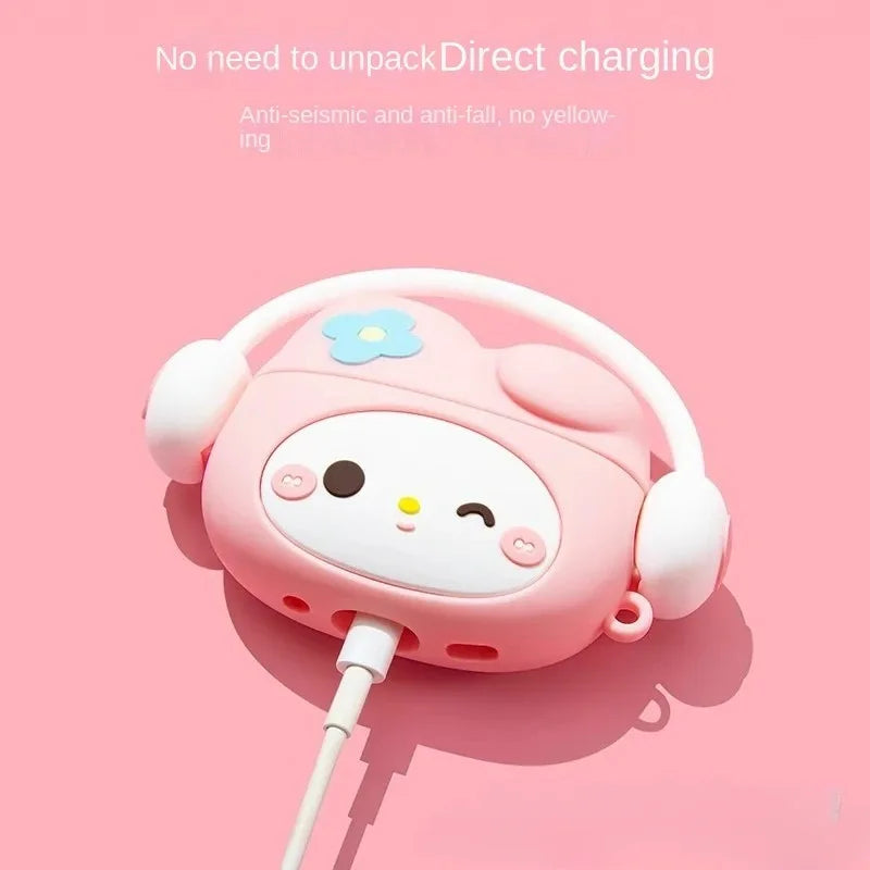 My Melody & Kuromi Headphones Music Airpods Case