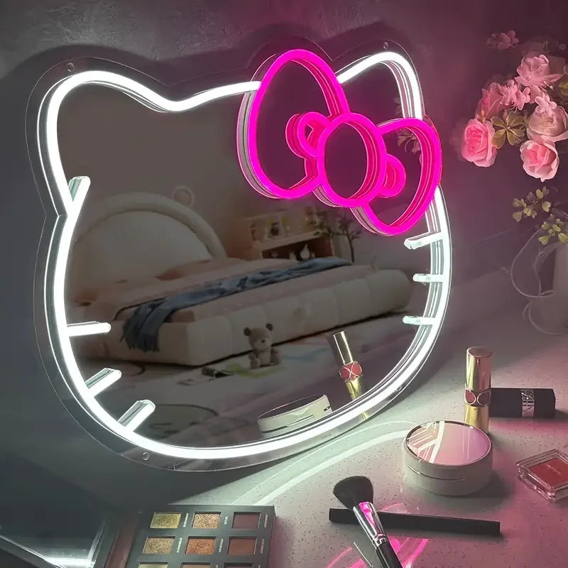 Hello Kitty LED Mirror Neon Light