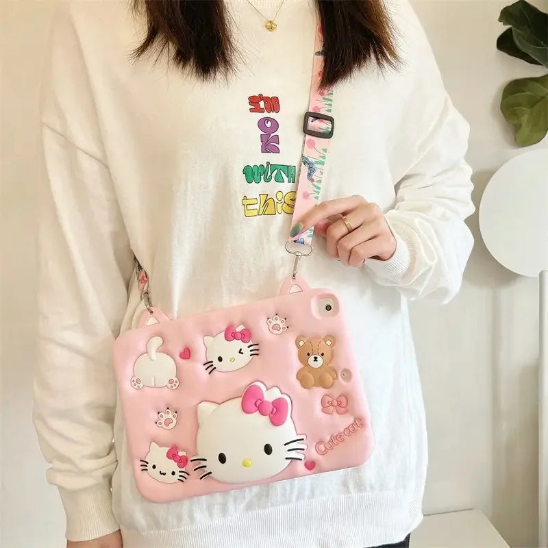 Hello Kitty Pink Silicone iPad Case