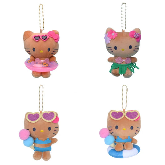 Hello Kitty Tropical Hawaii Plush Keychain Pendant