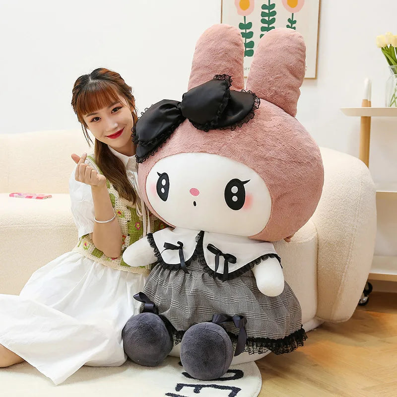 Big Size Kuromi & My Melody Plush Toys Pillow: 35,50,60cm