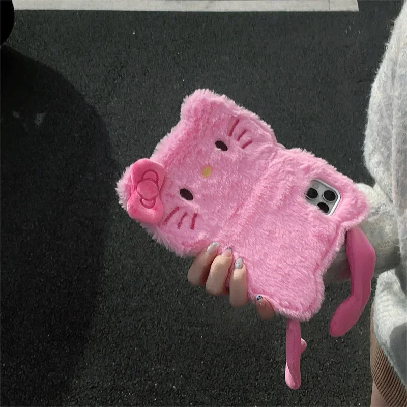 Hello Kitty Pink Plush Purse Phone Case