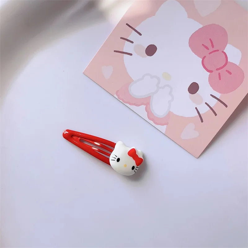 Hello Kitty Barrettes Hair Clips