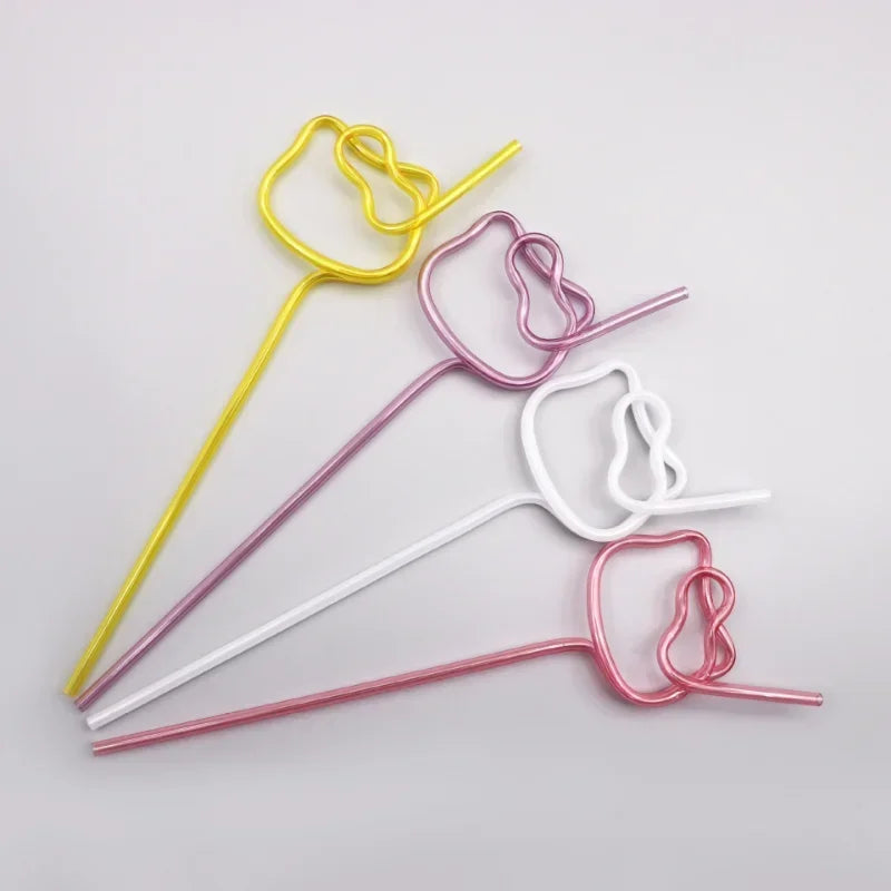 Hello Kitty Colored Drinking Straws