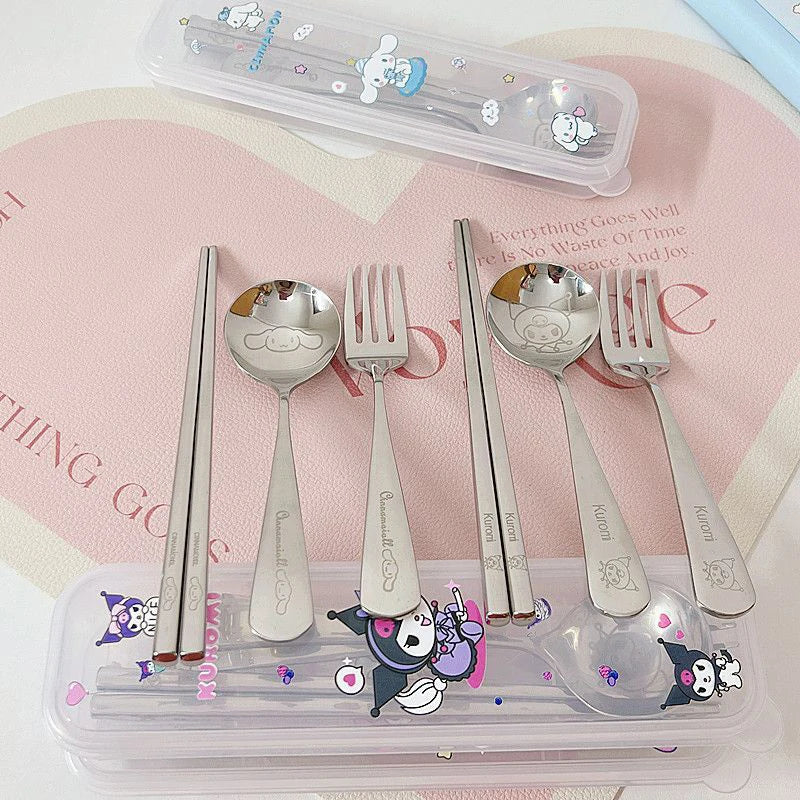 Sanrio Spoon & Fork Set