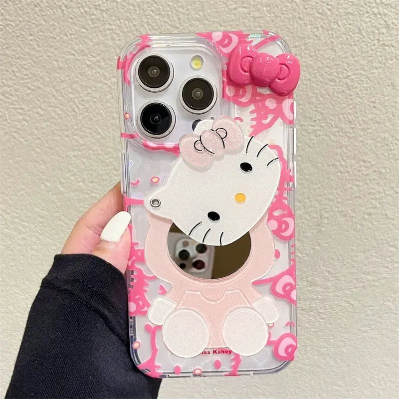 Hello Kitty Face Pink Bow Phone Case