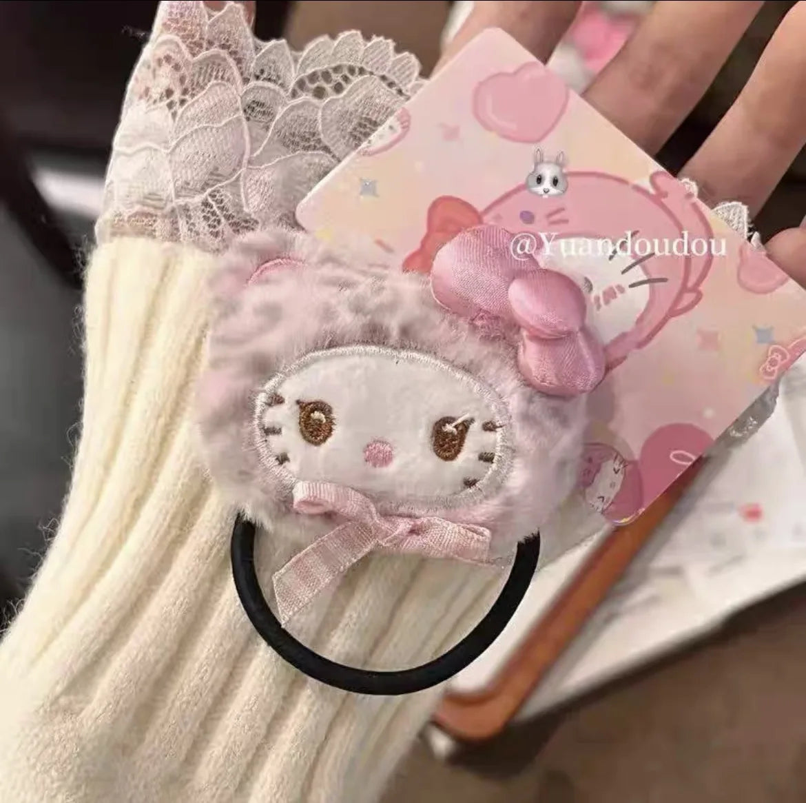 Sanrio Hello Kitty Cinnamoroll Leopard Print Hairclip