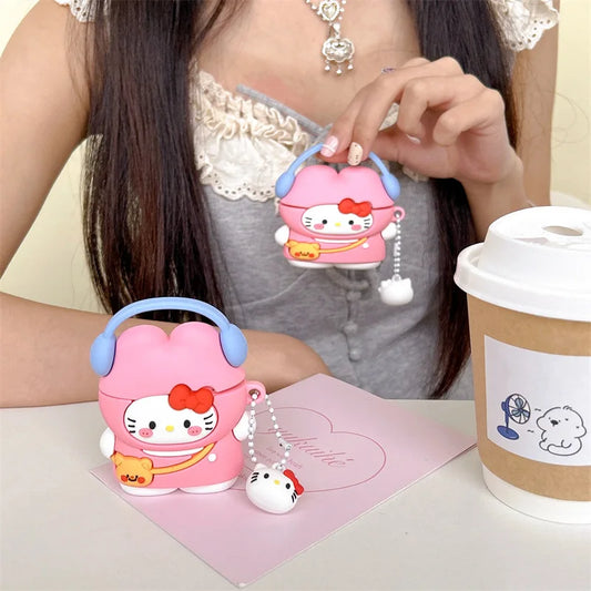 Hello Kitty Cute Bunny Airpods Case